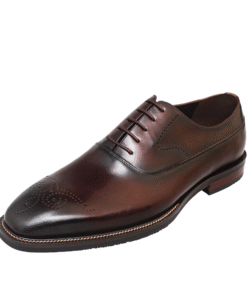 Wingtip Derby – Tan Burnished Leather